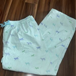 2X LLbean 100% cotton dog pajama pants